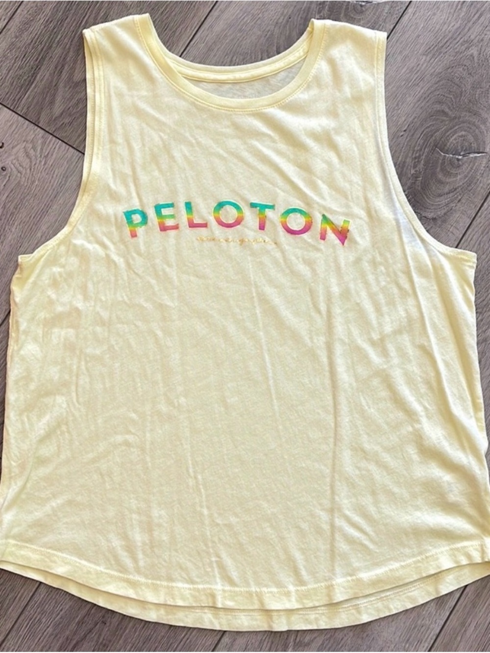 Peloton Rainbow Logo Muscle Tank | Spiritual Gangster | Women’s M